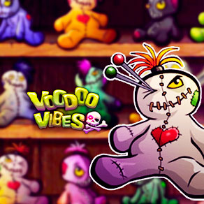 Слот Voodoo Vibes (Вуду) от NetEnt в хорошем качестве и в режиме рискованной игры в казино онлайн UpSlots